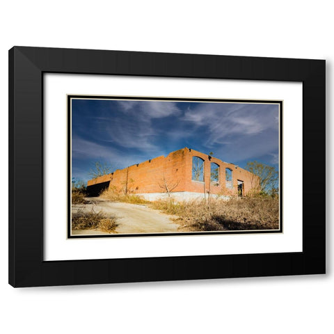 The Mill 4 Black Modern Wood Framed Art Print with Double Matting by Malone, Will