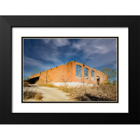 The Mill 4 Black Modern Wood Framed Art Print with Double Matting by Malone, Will