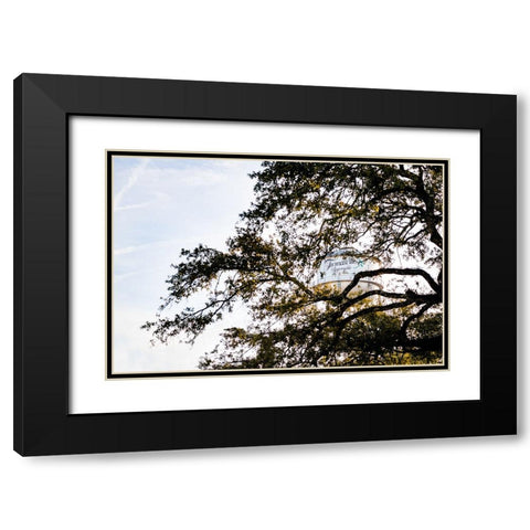 Watertower 5 Black Modern Wood Framed Art Print with Double Matting by Malone, Will