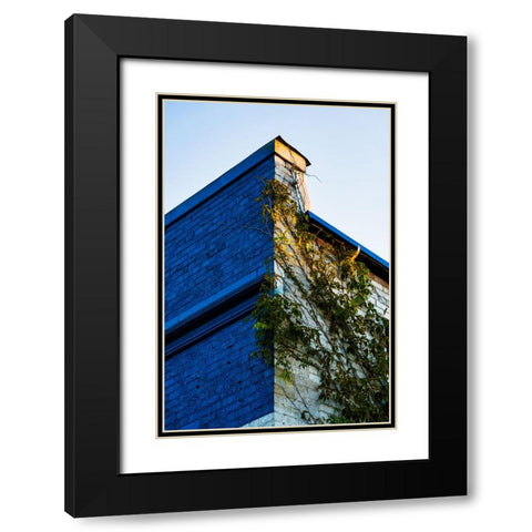 Corner 1 Black Modern Wood Framed Art Print with Double Matting by Malone, Will