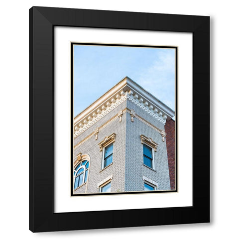 Corner 3 Black Modern Wood Framed Art Print with Double Matting by Malone, Will