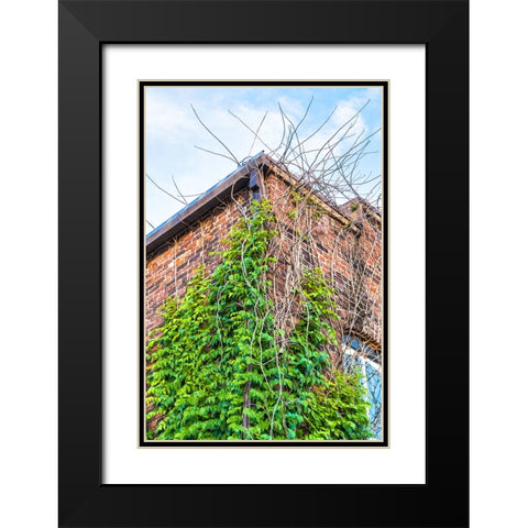 Corner 4 Black Modern Wood Framed Art Print with Double Matting by Malone, Will