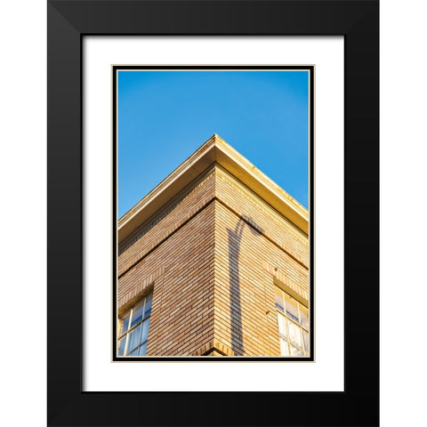 Corner 7 Black Modern Wood Framed Art Print with Double Matting by Malone, Will