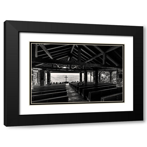 Eyes to the Hills 2 Black Modern Wood Framed Art Print with Double Matting by Malone, Will