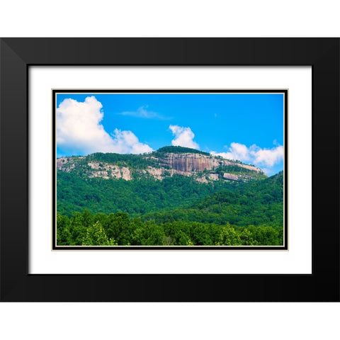 Table Rock Horizontal 2 Black Modern Wood Framed Art Print with Double Matting by Malone, Will