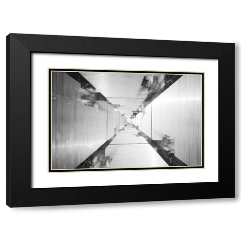 The Gateway Black Modern Wood Framed Art Print with Double Matting by Malone, Will