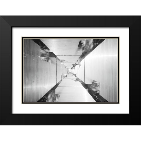 The Gateway Black Modern Wood Framed Art Print with Double Matting by Malone, Will