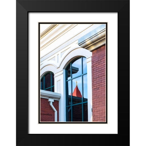 Window 1 Black Modern Wood Framed Art Print with Double Matting by Malone, Will