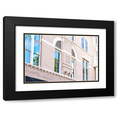 Window 2 Black Modern Wood Framed Art Print with Double Matting by Malone, Will