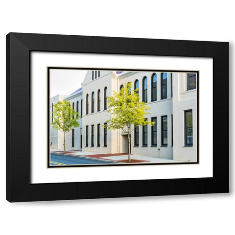 Window 4 Black Modern Wood Framed Art Print with Double Matting by Malone, Will
