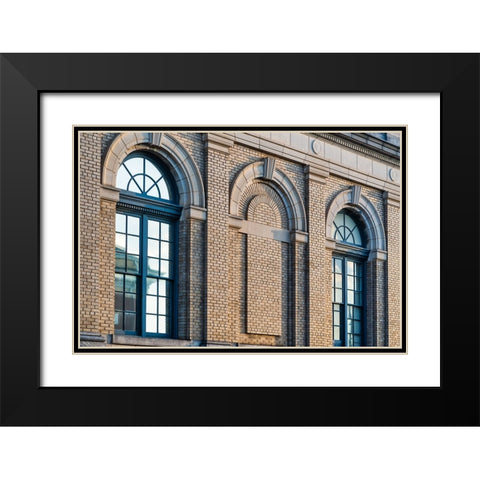 Window 5 Black Modern Wood Framed Art Print with Double Matting by Malone, Will