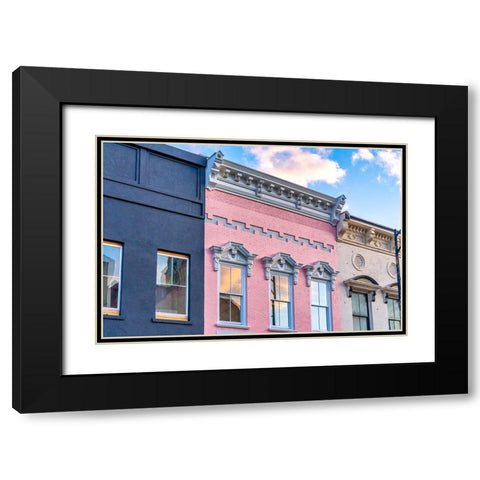 Window 6 Black Modern Wood Framed Art Print with Double Matting by Malone, Will