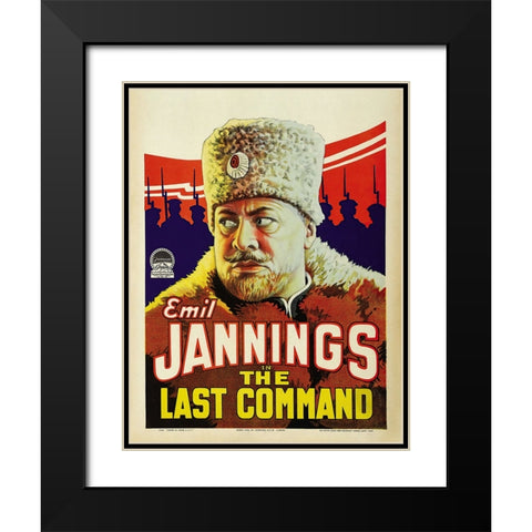 The Last Command Black Modern Wood Framed Art Print with Double Matting by Screendoor