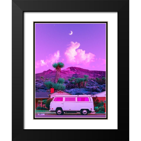Going Back to the Past 1 Black Modern Wood Framed Art Print with Double Matting by Orozco, Danner
