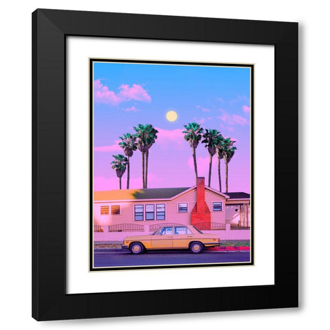 Going Back to the Past 3 Black Modern Wood Framed Art Print with Double Matting by Orozco, Danner
