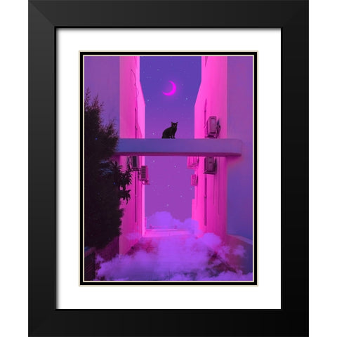 Ethereal Dreams 1 Black Modern Wood Framed Art Print with Double Matting by Orozco, Danner