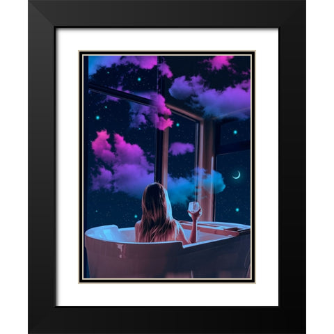 Ethereal Dreams 2 Black Modern Wood Framed Art Print with Double Matting by Orozco, Danner