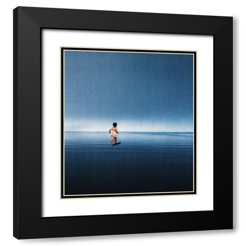 Weightless Black Modern Wood Framed Art Print with Double Matting by Wonder, Howie
