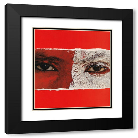 Blink Black Modern Wood Framed Art Print with Double Matting by Wonder, Howie