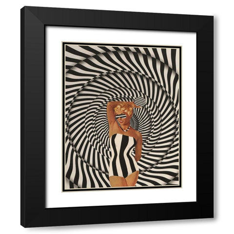 Woman_s Day Black Modern Wood Framed Art Print with Double Matting by Wonder, Howie