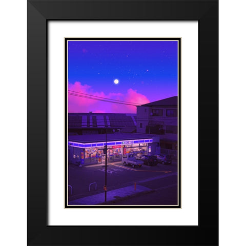 Dreamy Nights Black Modern Wood Framed Art Print with Double Matting by Orozco, Danner