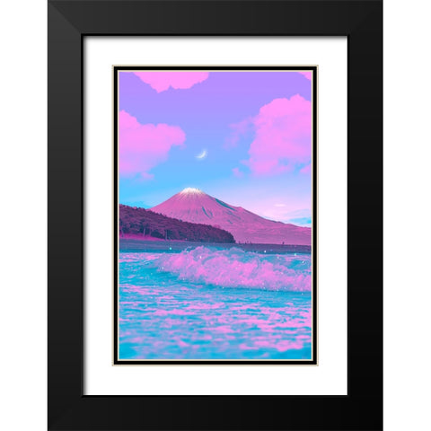 Fujiwave Black Modern Wood Framed Art Print with Double Matting by Orozco, Danner