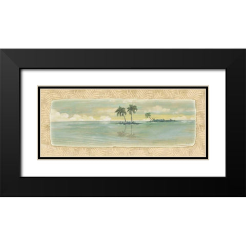 Oasis II Black Modern Wood Framed Art Print with Double Matting by Audrey, Charlene