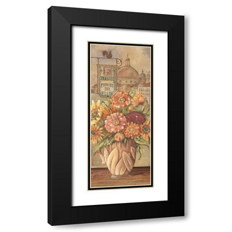 Bouquet from Italy Black Modern Wood Framed Art Print with Double Matting by Audrey, Charlene