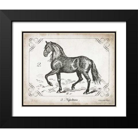 Farm Horse II Black Modern Wood Framed Art Print with Double Matting by Babbitt, Gwendolyn