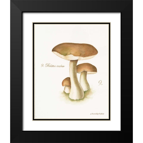 Mushroom II Black Modern Wood Framed Art Print with Double Matting by Babbitt, Gwendolyn