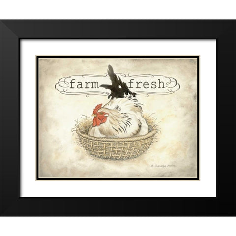 Farm Fresh Black Modern Wood Framed Art Print with Double Matting by Babbitt, Gwendolyn
