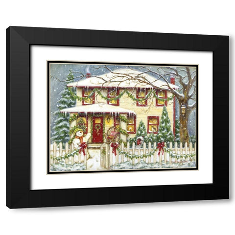 Home for the Holidays Black Modern Wood Framed Art Print with Double Matting by Babbitt, Gwendolyn