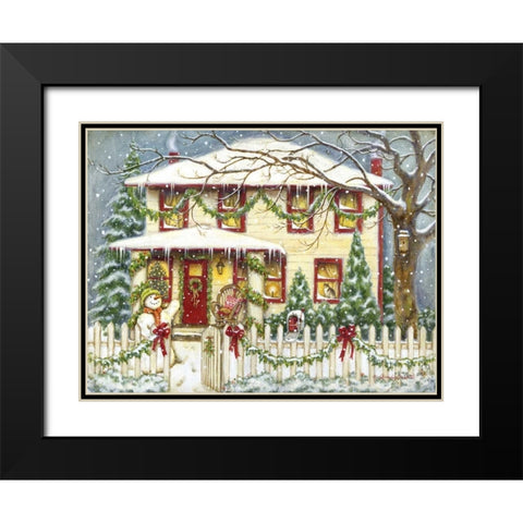 Home for the Holidays Black Modern Wood Framed Art Print with Double Matting by Babbitt, Gwendolyn