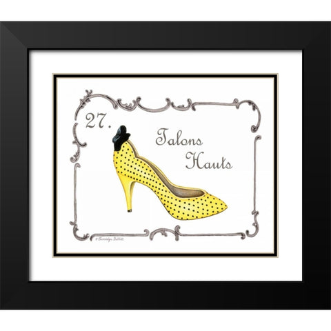 French Fashion VII Black Modern Wood Framed Art Print with Double Matting by Babbitt, Gwendolyn