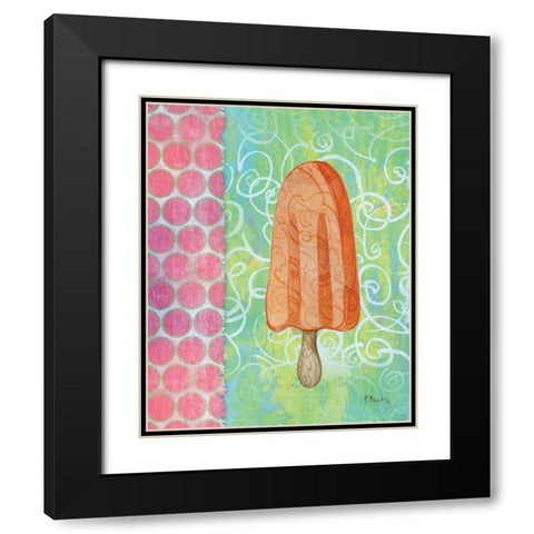 Frozen Delight I Black Modern Wood Framed Art Print with Double Matting by Brent, Paul