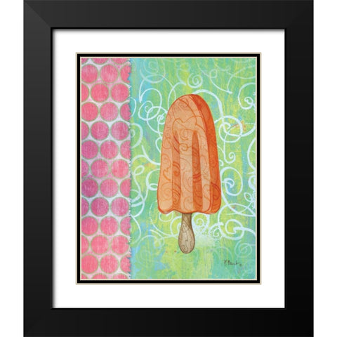 Frozen Delight I Black Modern Wood Framed Art Print with Double Matting by Brent, Paul