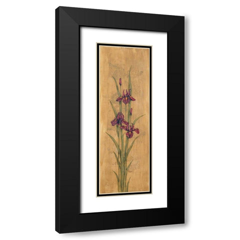Iris of Delos I Black Modern Wood Framed Art Print with Double Matting by Brent, Paul