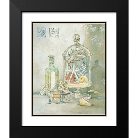 Amenities II Black Modern Wood Framed Art Print with Double Matting by Brent, Paul