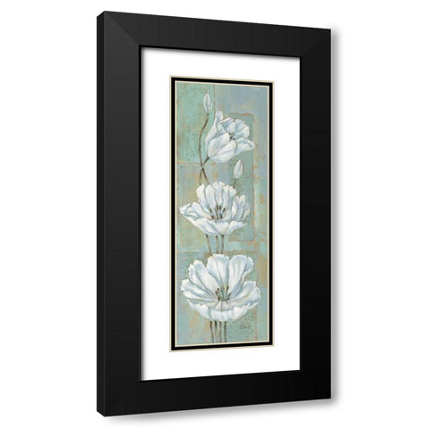 Florentine Tulips Black Modern Wood Framed Art Print with Double Matting by Brent, Paul