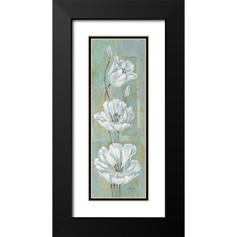 Florentine Tulips Black Modern Wood Framed Art Print with Double Matting by Brent, Paul