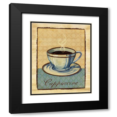 Coffee Club IV Black Modern Wood Framed Art Print with Double Matting by Brent, Paul