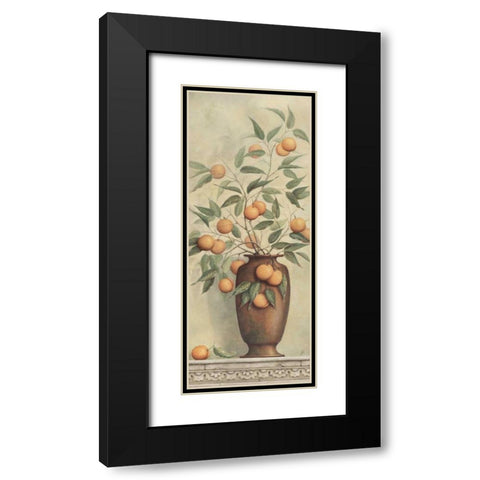 Apricotier Black Modern Wood Framed Art Print with Double Matting by Brissonnet, Daphne