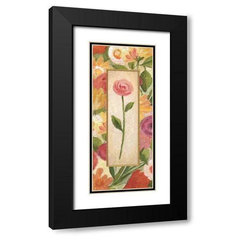 Sweet Romance Panel II Black Modern Wood Framed Art Print with Double Matting by Brissonnet, Daphne