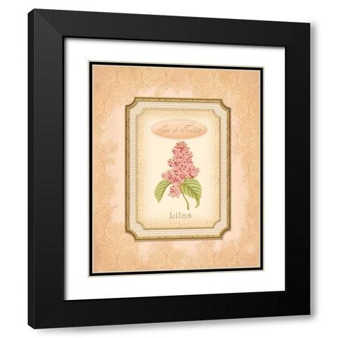 Eau de Parfum II Black Modern Wood Framed Art Print with Double Matting by Corbin, Delphine