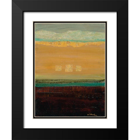 Stop 8 Black Modern Wood Framed Art Print with Double Matting by Dilbeck, Nikki