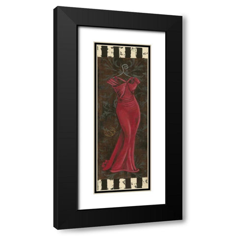 Fancy Dress I Black Modern Wood Framed Art Print with Double Matting by Devereux, Sophie