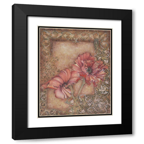 Avalon Romance II Black Modern Wood Framed Art Print with Double Matting by Engman, Allyn