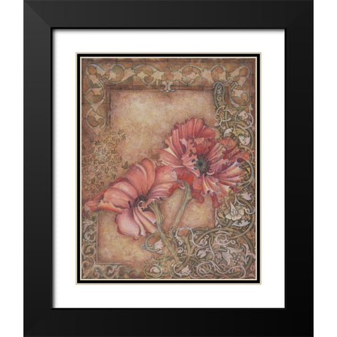 Avalon Romance II Black Modern Wood Framed Art Print with Double Matting by Engman, Allyn