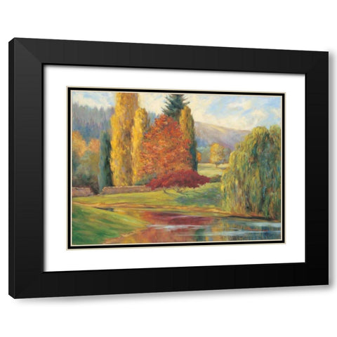 Natures Splendor I Black Modern Wood Framed Art Print with Double Matting by Fermanis, Pamela