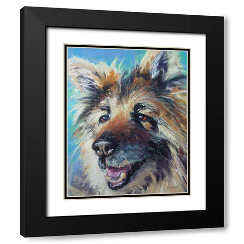 Sierra Black Modern Wood Framed Art Print with Double Matting by Golubski, Becky